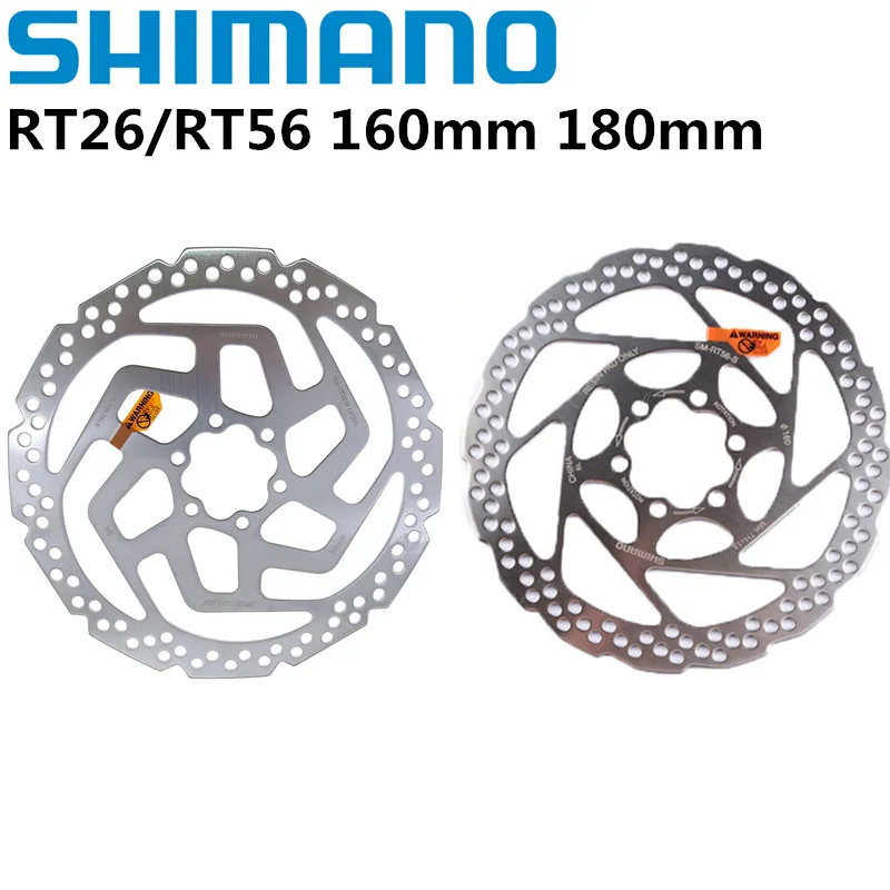 

Shimano Deore RT56 RT26 160mm 180mm 6 Bolt Brake Disc Mountain Bike Bicycle Rotor SM-RT56 M6000 MTB Bike Brake Disc 160MM 180MM