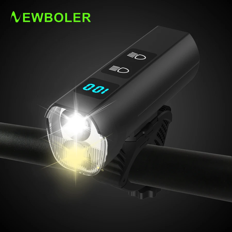 Newboler Cycling Headlight Ultra Bright Usb Bike Light Power Bank Led