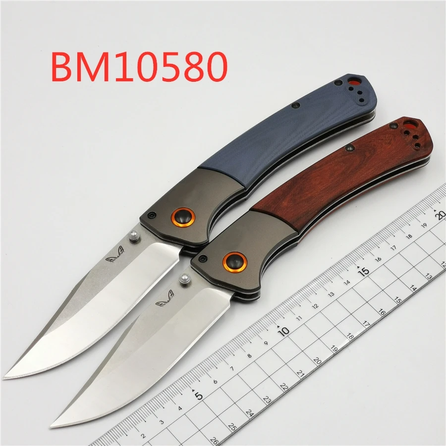 

BENYS Made BM 10580-1/2 S30V blade Axis Copper washer Folding Knife Camping Hunting Pocket Knives EDC BM535 C81 940 Tools