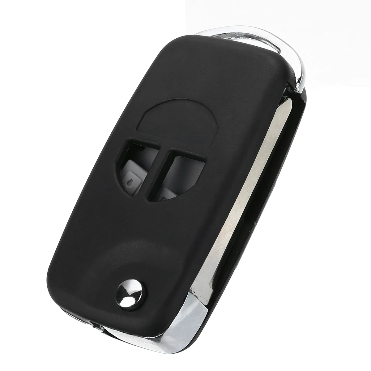 Mayitr 1pc Black 2 Button Remote Key Fob Case Universal Folding Flip Key Shell For Suzuki Ignis Swift Grand Vitar