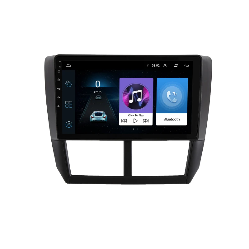 Android 8,1 автомобильный Радио GPS; Мультимедийный проигрыватель для Subaru Forester 2008-2012 с навигацией и автомобильный dvd видео плеер ips карта - Цвет: Forester
