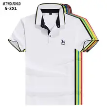 Хорошее качество летние мужские рубашки поло с коротким рукавом повседневные мужские поло с отворотом от бренда big horse модные тонкие мужские топы