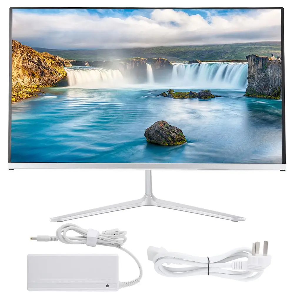 21," все в одном ПК компьютер 4G+ 120G HDMI VGA настольный с I3/I5/I7 cpu интегрированный графический компьютер встроенный WiFi и колонки