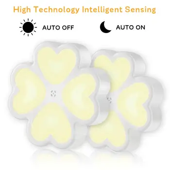 

LED Night Light Plug In Auto Sensor Energy Saving Children Nursery Baby Safety USB Gadgets
