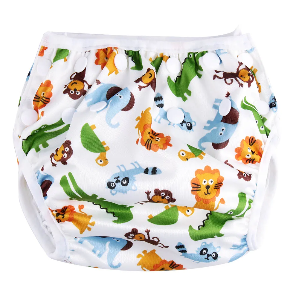 Waterproof Baby Cloth Diaper Cover Kid Swimming Pants Diaper Nappies Nappy Changing Reusable Baby Diapers Cotton Training Pants - Цвет: 2