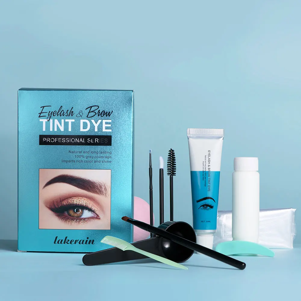 Brow Lamination And Tint Kit Keratina Eyebrow Lifting Perming Lotion Semi Permanent 3 Color Options Brows Tinting Kit Pro