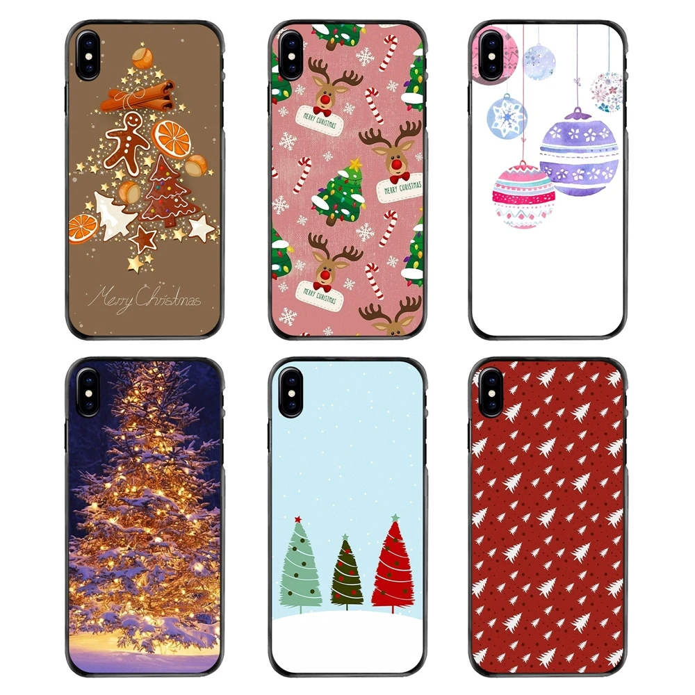 Pizza Christmas Tree Presents Plastic Black Cover Case For Sony Xperia X XA XZ M2 M4 M5 C3 C4 C5 T3 E4 E5 Z Z1 Z2 Z3 Z5 Compact |