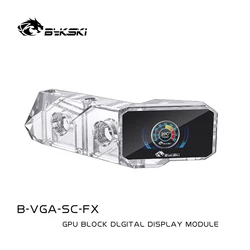 Bykski – thermomètre à eau de refroidissement, affichage numérique OLED, écran LCD, pour bloc d'eau GPU, module B VGA SC FX 