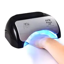 Biutee отправка из России профессиональная 48 Вт led лампа сушилка для ногтей уф лампа для гель лака по искусству автоматический сенсор дизайн ногтей инструменты маникюра гибридная лампа для ногтей 48 ватт