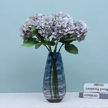 

If Xi Wedding Model Flower 3D Printing Handfeel Hydrangea Hotel Lobby Home Living Room Decoration Artificial Flower
