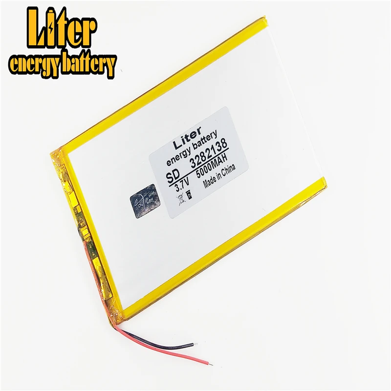 3282138 3 7 V 5000mAh 9 inch 10 1 Tablet PC Battery для plug полимерная литий ионная аккумуляторная