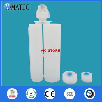 

Free Shipping 200ml/cc Dual Epoxy Plastic Cartridge 2:1 With Pistons For Caulking Gun