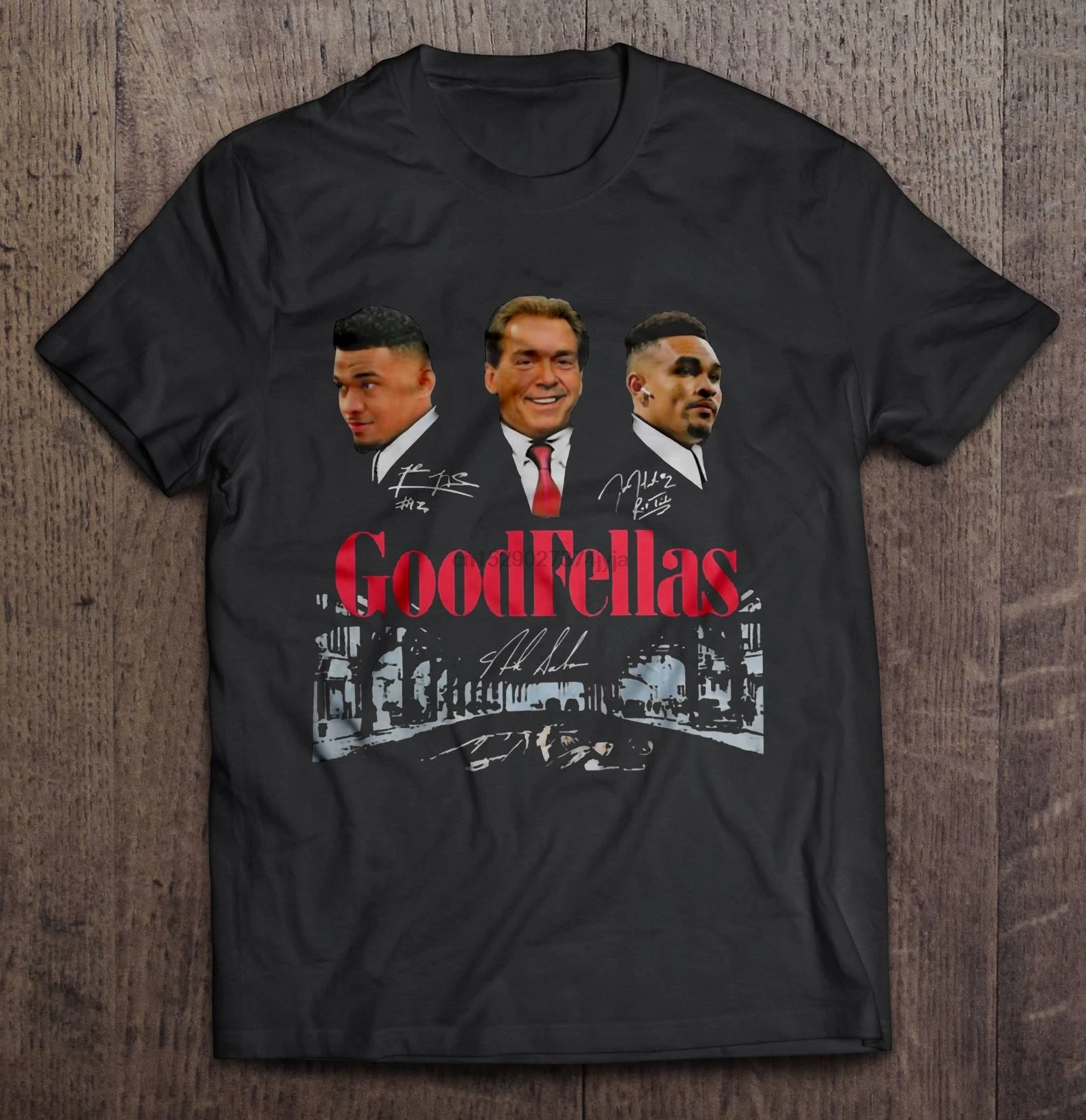 Мужская забавная футболка модная Goodfellas Tua Tagovailoa Nick Saban Jalen женская | одежда