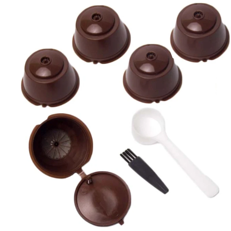 5 шт. кофейная капсула nestle dolce gusto nespresso многоразовая фильтр для кофе многоразовые