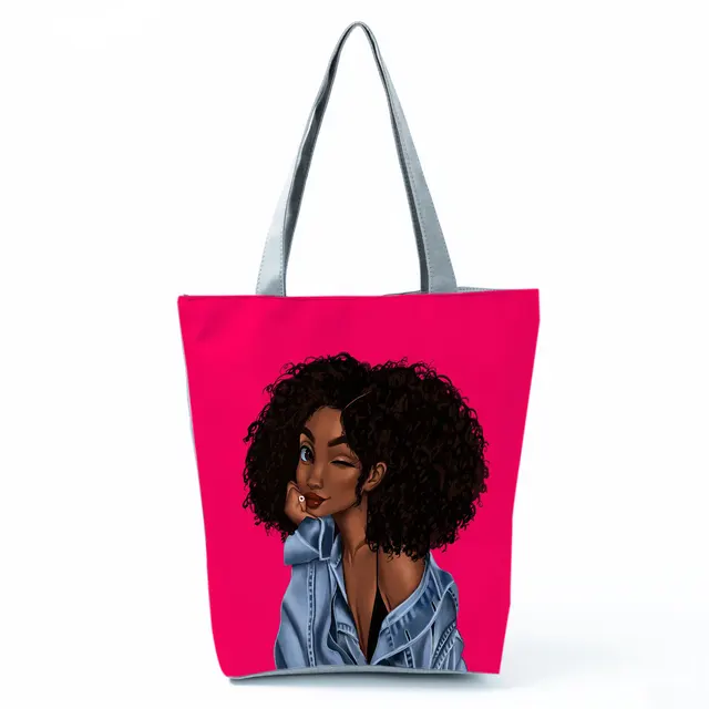 Electrocardiogram Grid Print Shoulder Bags Fashion Simple Women's Bag Eco Portable Handbags Practical High Capacity Shopping Bag HL2110 Nurse Bag