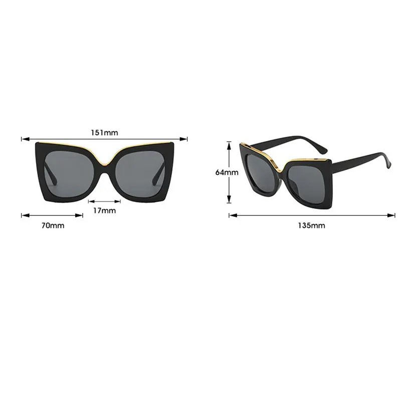 Квадратные модные солнечные очки Gafas винтажные большие солнцезащитные для