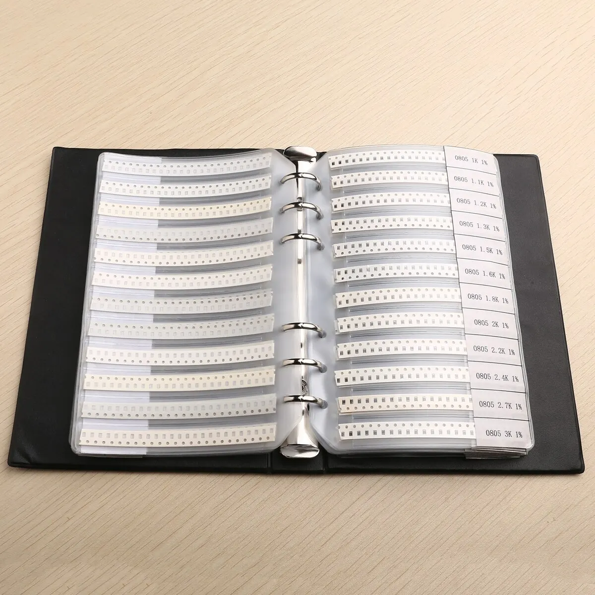 4250pcs 170 Values 0805 1% SMD SMT Chip Resistors Assortment Kit Sample Book   1