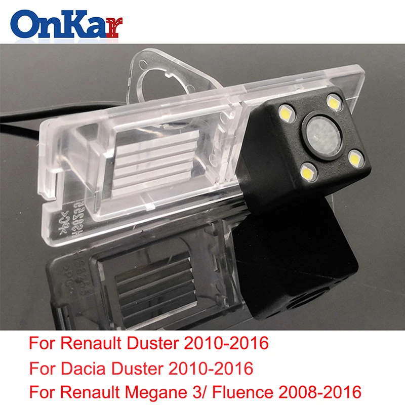 ONKAR Автомобильная камера заднего вида для Renault Duster Fluence Megane 3 Dacia 2008-2016 HD Ночная Vesion
