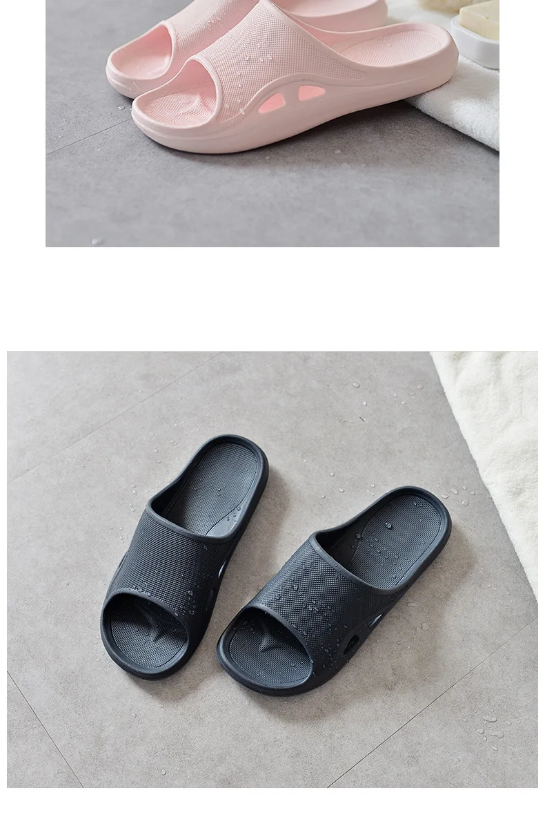 Xioami New summer Bathroom sandals and slippers indoor comfortable non-slip bottom soft thick bottom couple home flip flop