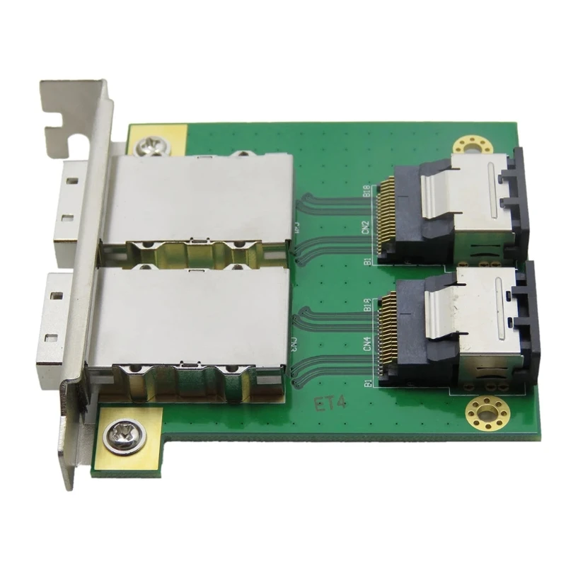 Dual Mini Pci Bracket Server Array Card Sas26p Sas-sff8087 to Sff9088 Placa Adaptadora Sas36p26p Sff8087-8088 - Imagem 4