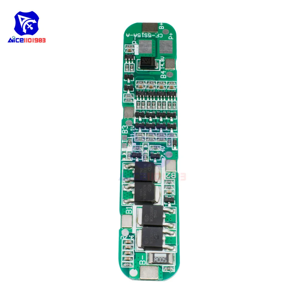 Diymore 5S 15A литий-ионный аккумулятор 18650 зарядное устройство PCB BMS 18,5 V Плата защиты клеток Интегральные схемы