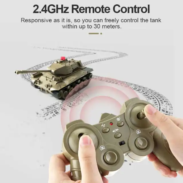 JJRC Q85 RC Tank Model Toy 2.4G Remote Control Programmable Crawler Tank Children Sound Effects Military Tank 1/30 RC Car Toy 6