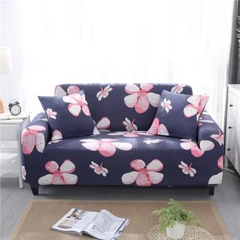 

Elastic Sofa Cover Printing Stretch Slipcover Universal Corner Sofa Protector Fully-Wrapped Couch Cover For Living Room