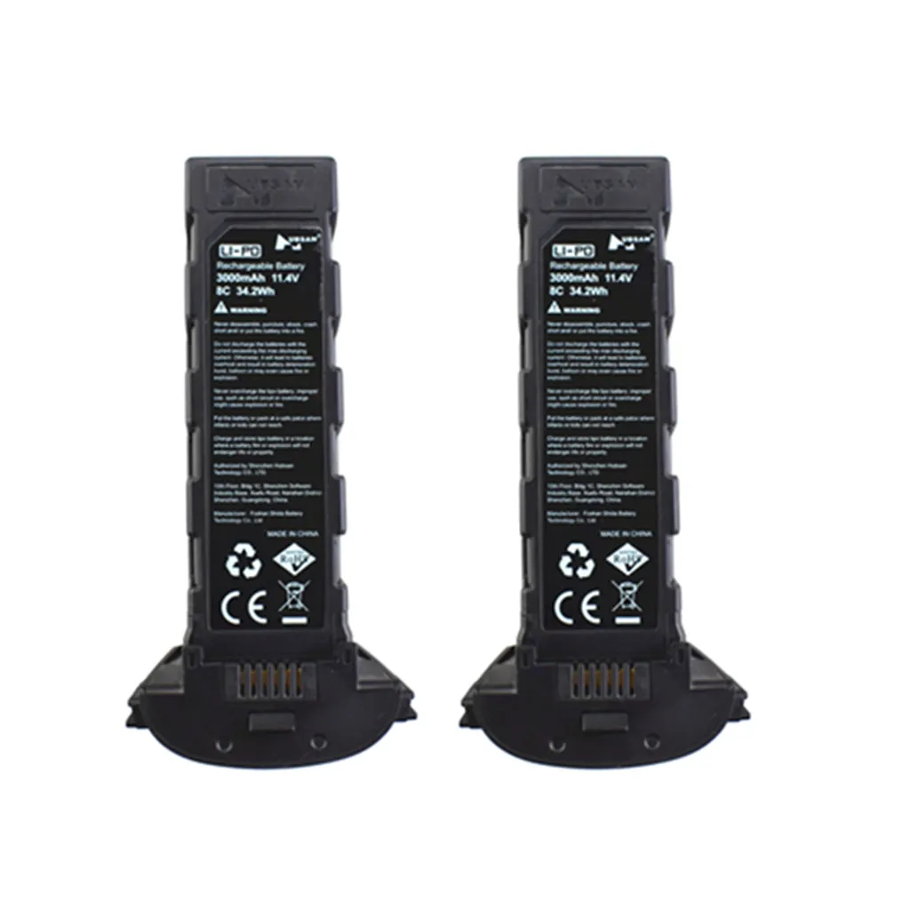 2 шт 11 4 V 3000mah литиевая батарея для Hubsan H117S Zino Pro бесщеточный четырехосевой