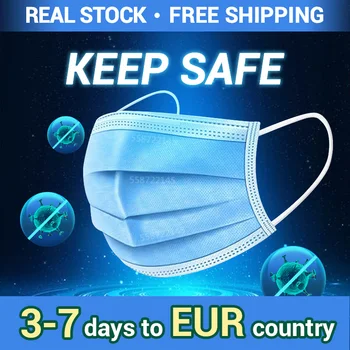 

Disposable Mask Face Mask Mouth Mask 3 Layer Safety Earloop Mask Filter Mask