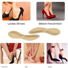 Подушечки на пятке губка с эффектом памяти на высоком каблуке с палкой Противоизносная подкладка для ног самоклеящаяся обувь противоскользящая посадка Массажная ступня 11,28