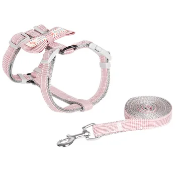 

New Pet Anti-strike Dog Harness With Traction Rope Puppy Cat Walking Training Leashes Set Durable Adjustable Dog Leashes New