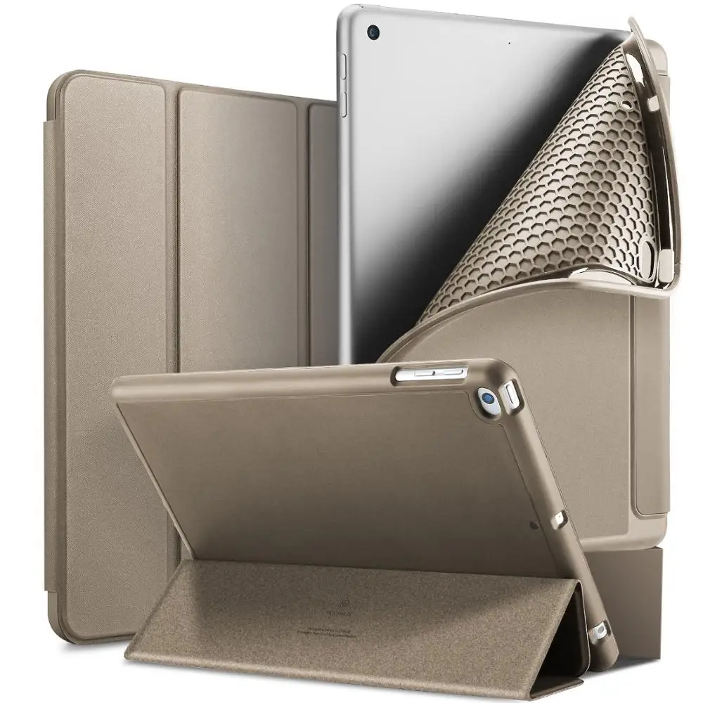 gray Gligle Роскошный чехол для автоматического сна для нового iPad 10,2 чехол+ стилус+ пленка для экрана три стиля для варианта - Цвет: gray
