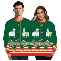 2020 Уродливые Рождественские парные пуловеры для двух человек, новинка, Рождественская блузка, топ, рубашка, 2019