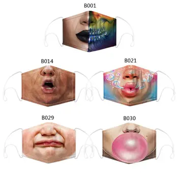 

Funny Cotton Mask PM2.5 Activated Carbon Filter Replaceable Anti Haze Mask Outdoor Face Mask Reuseable Washable