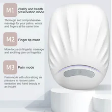 Heated Hand Massager Physiotherapy Equipment Pressotherapy Palm Massage Device Air Compression Finger Massager Apparatus