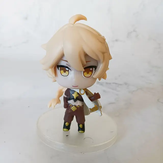 Genshin Impact Anime Cosplay Venti Diluc Paimon Amber Travelers Dolls Kawaii Cartoon Toys Gifts traveler boy