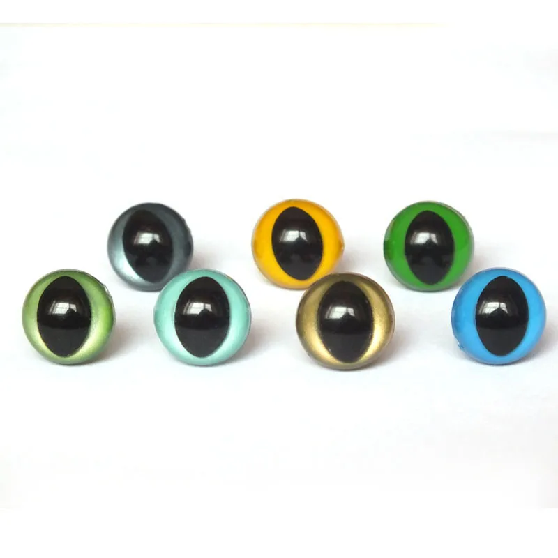 12mm Safety Eyes/Plastic Cat Doll Eyes With Washer Handmade Accessories For Bear Doll Animal Puppet Making doll accessories,plush doll accessories,doll eyes,doll eyewear accessories,glass doll eyes