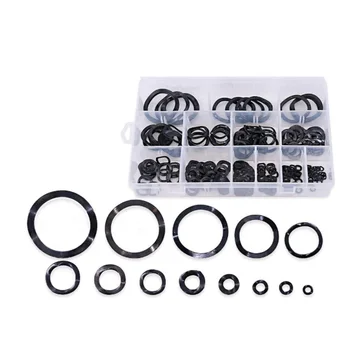 

320Pcs Carbon Steel Compression Type Wavy Wave Crinkle Spring Three Wave Washers Assortment Kit