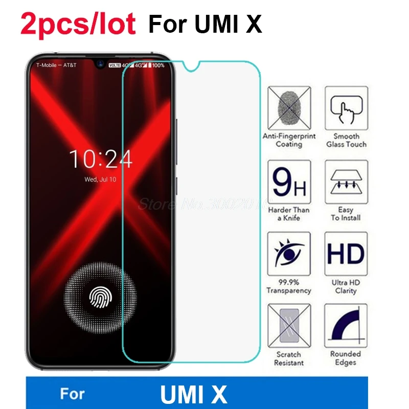 2 шт закаленное стекло для UMIDIGI S3 S5 PRO протектор экрана 9H Взрывозащищенная защитная пленка для телефона для Umidigi X стеклянная крышка