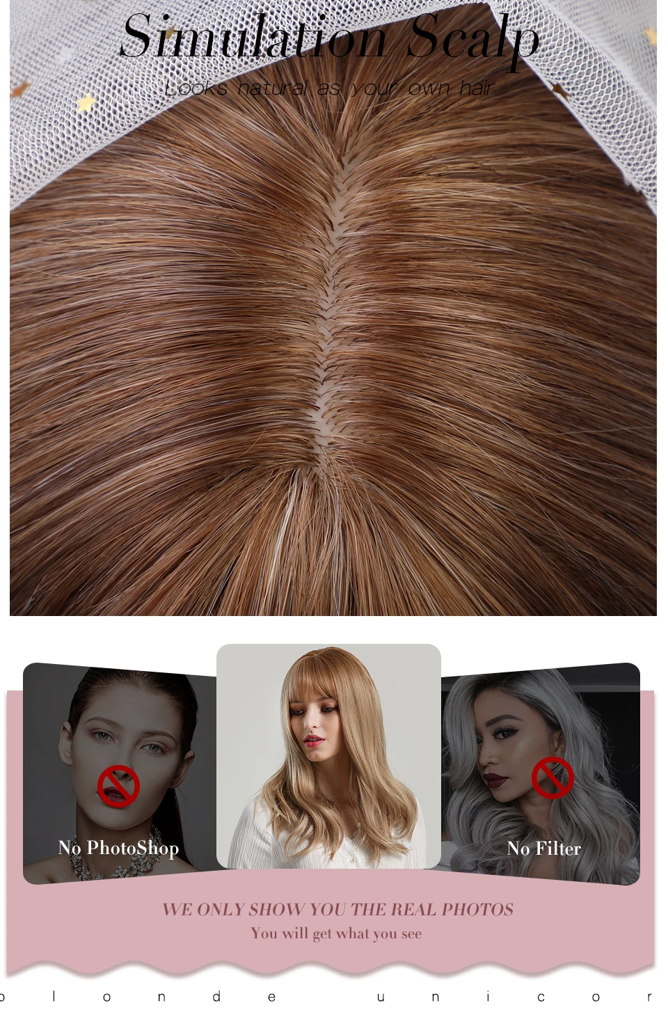JONRENAU длинные смешанные коричневые и светлые натуральные волнистые парики синтетические женские косплей или вечерние парики с коричневой челкой