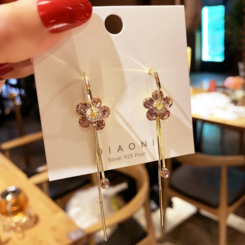 

New Korean Heart Statement Drop Earrings 2020 for Women Fashion Vintage Geometric Acrylic Dangle Hanging Earring Jewelry