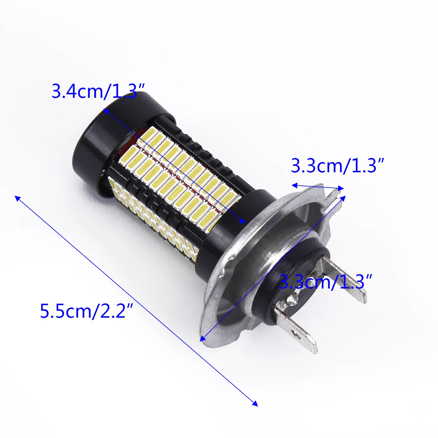 2 шт 80 Вт 10000лм H7-4014smd Светодиодные Автомобильные фары луч лампы 6000 k-6500 k белый Dc12v