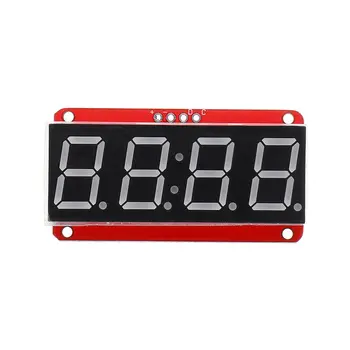 

LEORY 3/5/10pcs 4-bit 0.56 Inch 7-segment LED Digital Tube Module I2C Control 2-line Control HT16K33 LED Display Module