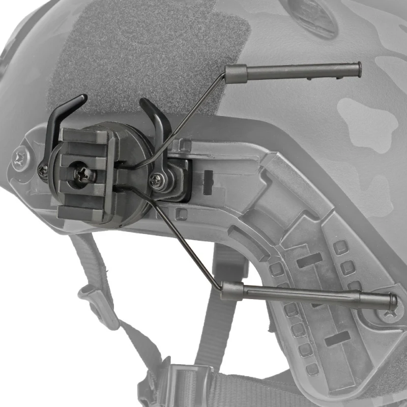 Tactical Headset Rail Adapter Headset Bracket Headphone Mount Stand For 19 21mm Helmet Rail Helmet Accessories