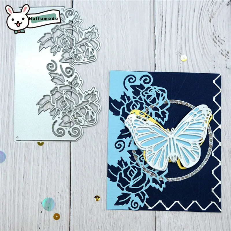 

Naifumodo Flower Cutting Dies Metal Dies Scrapbooking Album Card Making Embossing Stencil Diecuts Decoration