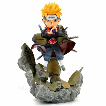 

Anime Naruto Shippuden Pain Deva Path Akatsuki Nagato Battle Ver Christmas Gift PVC Action Model Collectible Statue Toy G632