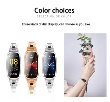 

Woman Color Screen Heart Rate Sleep Monitoring Smart Watch Waterproof Smartband Fitness tracker Smart Bracelet Blood Pressure