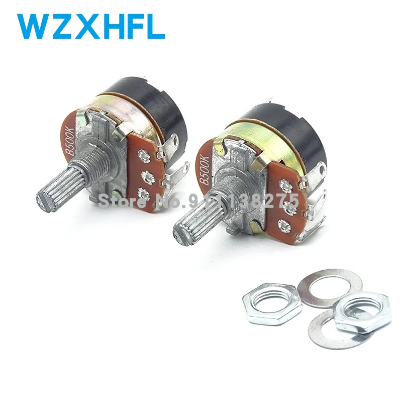 Adjustable Resistor Multiturn Potentiometer Linear Potentiometer Rotary Potentiometer Potentiometer Kit Trimmer Potentiometer 2PCS WH138-1 adjustable resistance speed regulator with switch potentiometer B5K B10K B20K B50K B100K B200K B250K B500K B1M