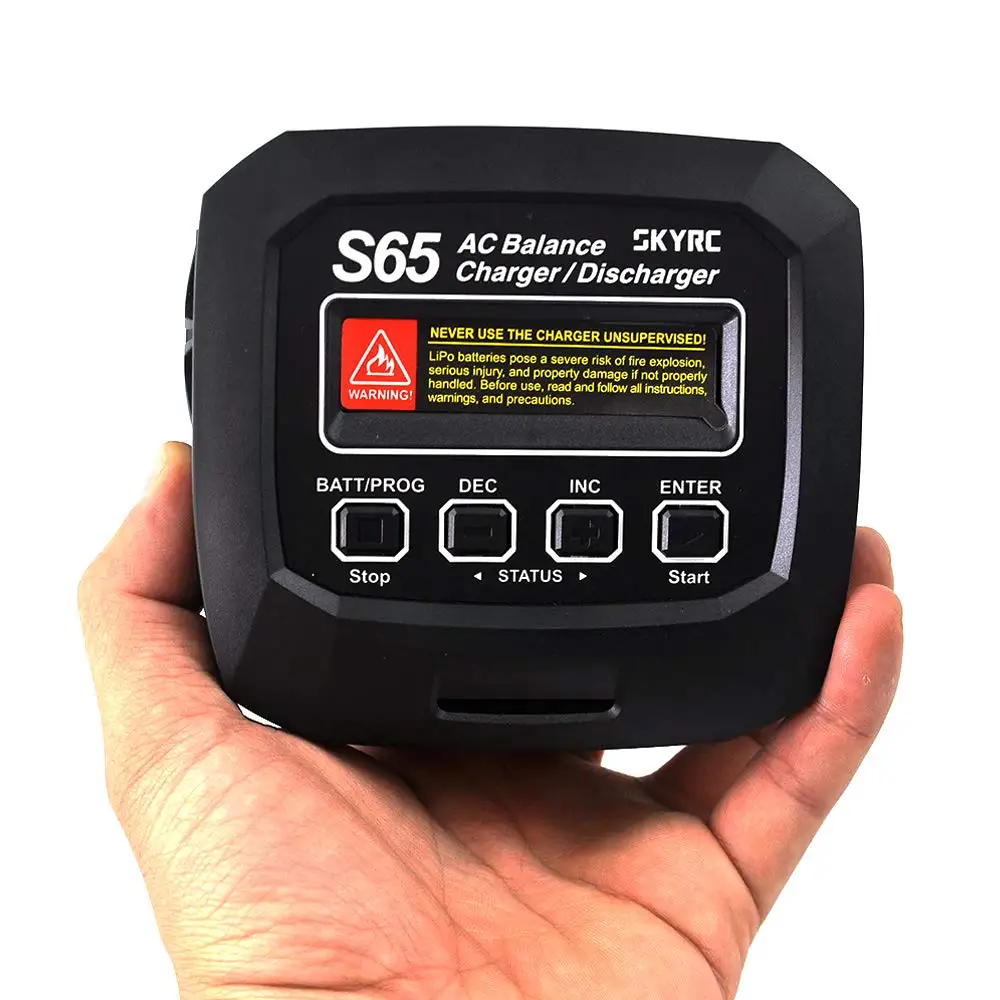 SKYRC S65 65 Вт 6A AC балансирующее зарядное устройство Lipo Dis для 2 4S батареи RC FPV гоночный