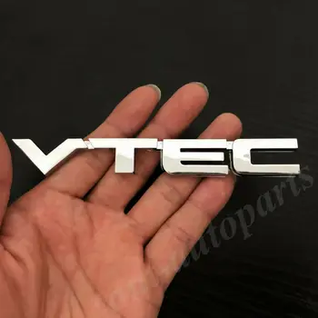 

VTEC Car Trunk Rear Emblem Badge Decal Sticker JDM Turbo 220 370 ABS